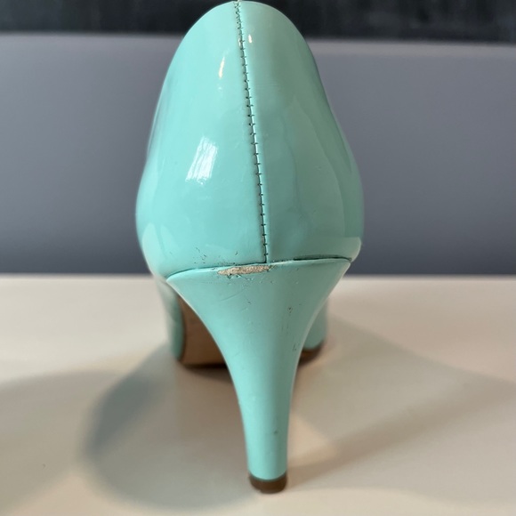 Call It Spring Teal Green Kitten Heels - Size 8.5 - Picture 4 of 5